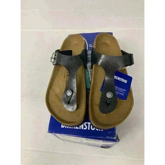 .1255 NEW! Birkenstock Gizeh Graceful Licorice, Regular Fit-EU-36 US-5 Womens - Picture 3 of 6